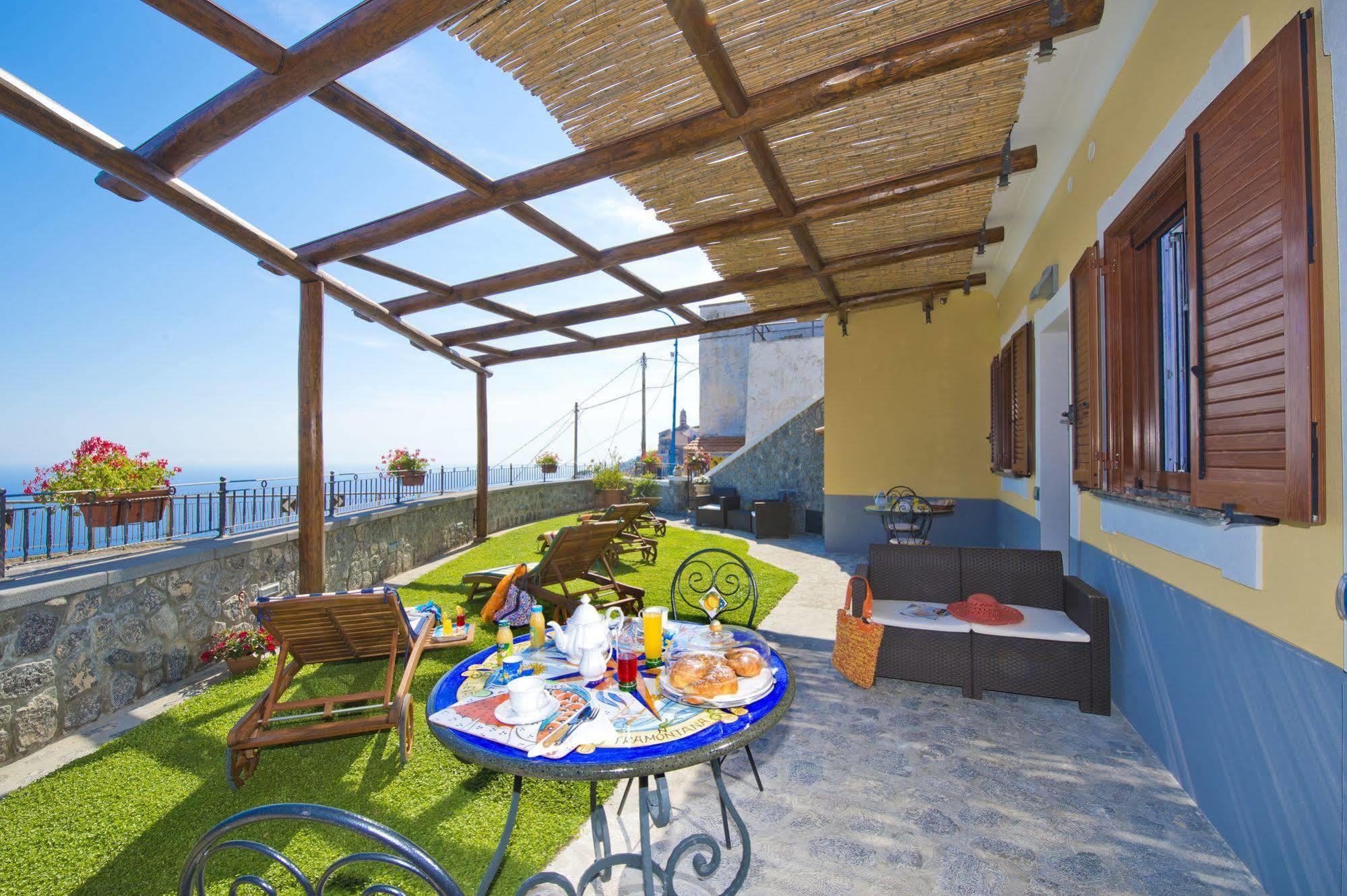 La Mela Blu Bed & Breakfast Furore Ngoại thất bức ảnh